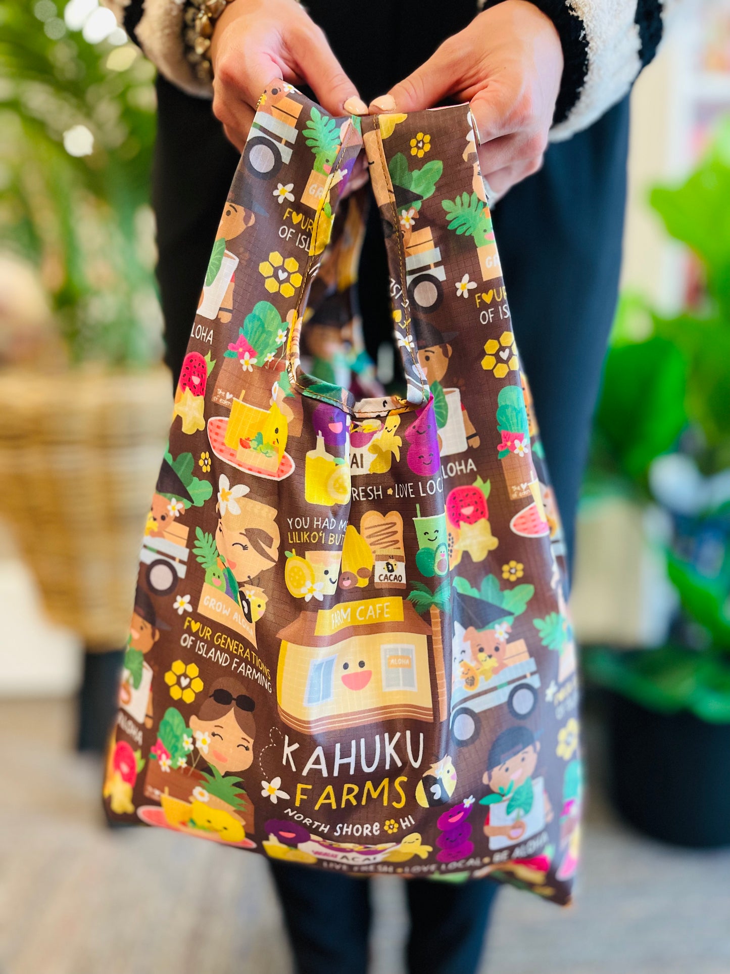 Small Reusable Tote Bag Kahuku Farms